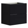 KOMMOD 2 LÅDOR 48X50X35CM SVART EK