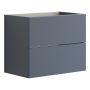 KOMMOD 2 LÅDOR 48X60X35CM GRÅ MATT