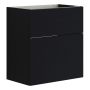 KOMMOD 2 LÅDOR 64X60X35CM SVART EK