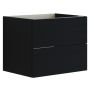 KOMMOD 2 LÅDOR 48X60X44CM SVART EK