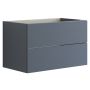 KOMMOD 2 LÅDOR 48X80X44CM GRÅ MATT