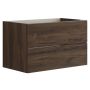 KOMMOD 2 LÅDOR 48X80X44CM BRUN EK