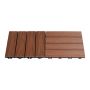TRALLRUTA HORTUS KOMPOSIT 30X30CM TEAK 4-PACK