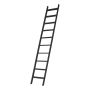 LOFTSTEGE LAGGO 10-STEG SVART 2,45M