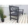 SOFFA BALTIC GARDEN EUROPE 3-SITS SVART
