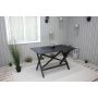 MATBORD BALTIC GARDEN VISBY-KNOHULT 125X76CM SVART