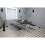 TRÄDGÅRDSMÖBEL BALTIC GARDEN STABIL BORD/BÄNKSET SVART