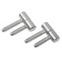 PINNGÅNGJÄRN SUKI MED SKRUVSTIFT 13MM 2-PACK