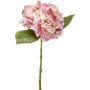 KONSTVÄXT EMERALD HORTENSIA SNITTBLOMMA ROSA 47CM
