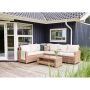 LOUNGESOFFA VILA GOTLAND KONSTROTTING NATUR/OFF WHITE