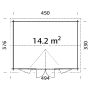 STUGA PALMAKO CLAUDIA 14,2M² 