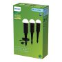 MARKSPOT PHILIPS EDWINA GARDENLINK SVART 3-PACK