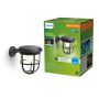 VÄGGLAMPA PHILIPS RADII SVART