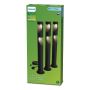 POLLARE PHILIPS DESI GARDENLINK GÅNGLAMPA SVART 3-PACK