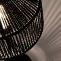 BORDSLAMPA SEARCHLIGHT WICKER ROTTING SVART