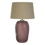 BORDSLAMPA SEARCHLIGHT GLAS ROSA/BEIGE