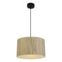PENDELLAMPA SEARCHLIGHT MEADOW GRÄSFIBER NATUR/SVART