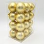 JULGRANSKULOR MATT 6CM GULD 24-PACK