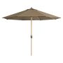 PARASOLL DOPPLER ALU WOOD ULTRA Ø350CM GREIGE