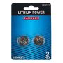 BATTERI LITHIUM CR2032 2-PACK
