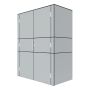FÖRVARINGSSKÅP BERTILO HPL TERRACE HIGH GRÅ 1,2M²