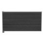 STAKET WIMEX FUR CLASSIC T90 V-PROFIL WPC 189,3X90CM ANTRACITGRÅ