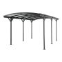 CARPORT FLORAWORLD ALUMINIUM ANTRACIT 15,15M²