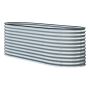 ODLINGSBÄDD FLORAWORLD WAVE STÅL 2400X800X820MM SILVER