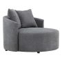 SOFFA VENTURE HOME KELSO 2-SITS POLYESTER Ø120CM GRÅ