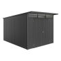 FÖRRÅD BIOHORT DUBBELDÖRR AVANTGARDE ECO A8 MÖRKGRÅ 8,37M²