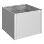 PLANTERINGSLÅDA BIOHART UPPHÖJD 1X1 SILVER