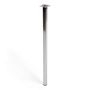 MÖBELBEN REI STÅL 25X25X700MM BLANK KROM