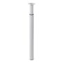 MÖBELBEN REI JUSTERBAR STÅL Ø50-60X710-1000MM VIT