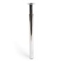 MÖBELBEN REI JUSTERBAR STÅL Ø50-60X710-1000MM BLANK KROM