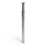 MÖBELBEN REI JUSTERBAR STÅL Ø50-60X710-1000MM ALUMINIUM