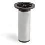 MÖBELBEN REI JUSTERBAR STÅL Ø50X150-200MM BLANK KROM