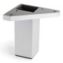 MÖBELBEN REI ABS-PLAST 40X40X100MM ALUMINIUM