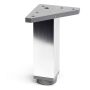 MÖBELBEN REI ALUMINIUM/PVC 40X40X150MM BLANK KROM