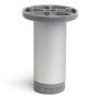 MÖBELBEN REI ALUMINIUM/PVC Ø45X100MM MATT GRÅ