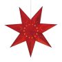 ADVENTSSTJÄRNA MARKSLÖJD SATURNUS 45CM RÖD