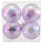 JULGRANSKULOR AKRYL Ø6CM LJUSLILA 4-PACK