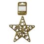 JULGRANSDEKORATION STJÄRNA GLITTER 13X4CM GULD