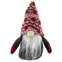 TOMTE 14CM GRÅ/RÖD                      