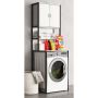 TVÄTTMASKINSSKÅP VCM EDINO 64X189CM VIT