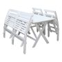 MATGRUPP BALTIC GARDEN KNOHULT BORD+1 SOFFA+2 STOLAR VIT
