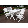 MATGRUPP BALTIC GARDEN VISBY BORD+1 SOFFA+2 STOLAR VIT