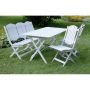 MATGRUPP BALTIC GARDEN VISBY BORD+1 SOFFA+2 STOLAR VIT
