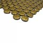 MOSAIK PENNY HAMMERED STYLE GULD PRIS PER ARK