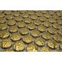 MOSAIK PENNY HAMMERED STYLE GULD PRIS PER ARK