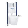 VÄGGHÄNGD TOALETT GROHE SOLIDO 5-IN-1 +WC-SKÅL